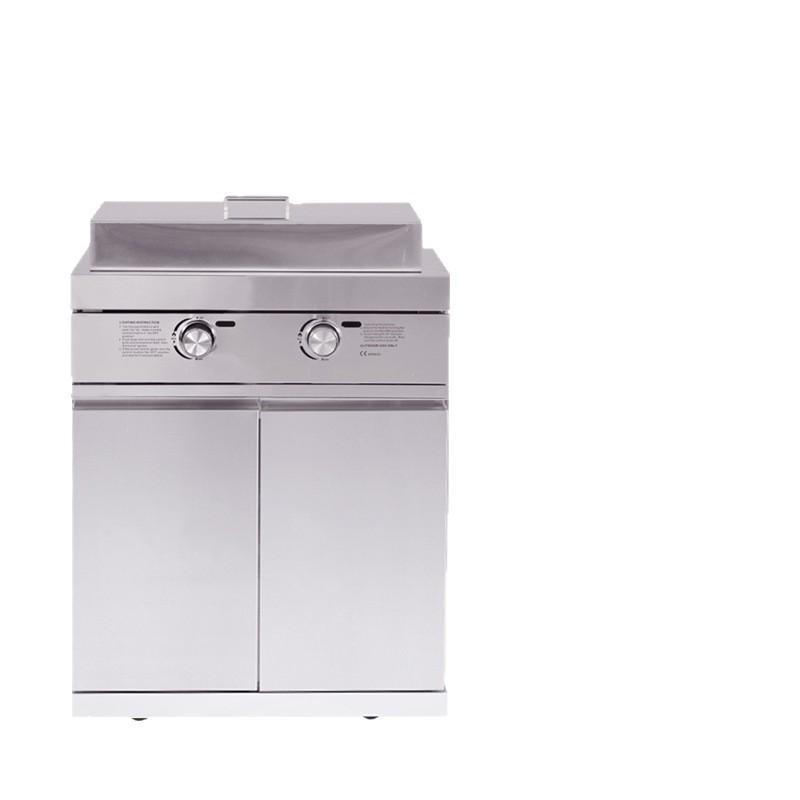 Teppanyaki Grill Table - 야외 마당 바베큐 테이블 내장형 그릴