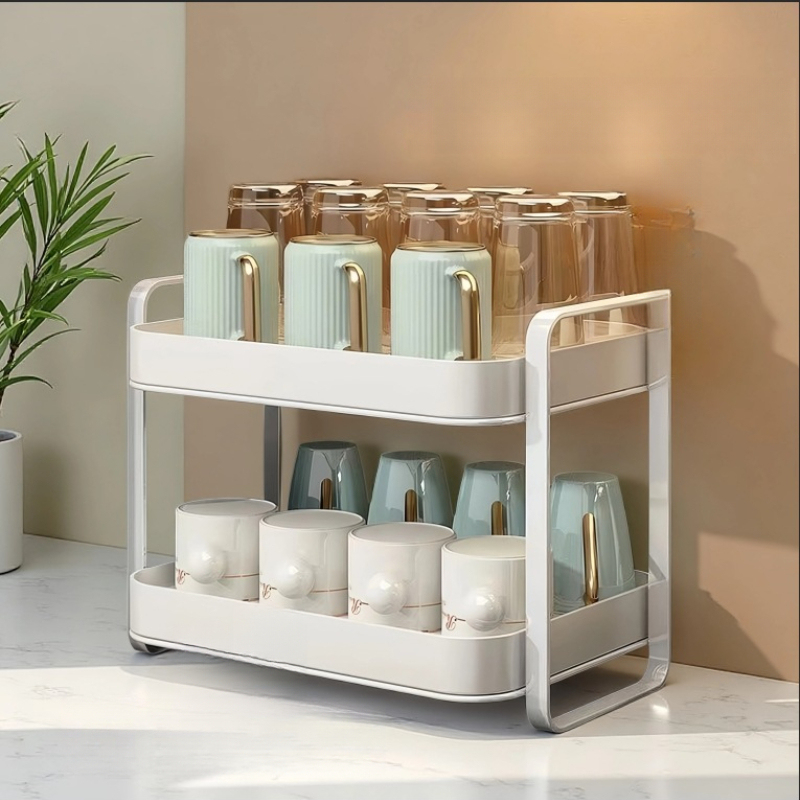 Commercial Kitchen Shelving - 2단 컵 정리대 머그컵 홀더 유리컵