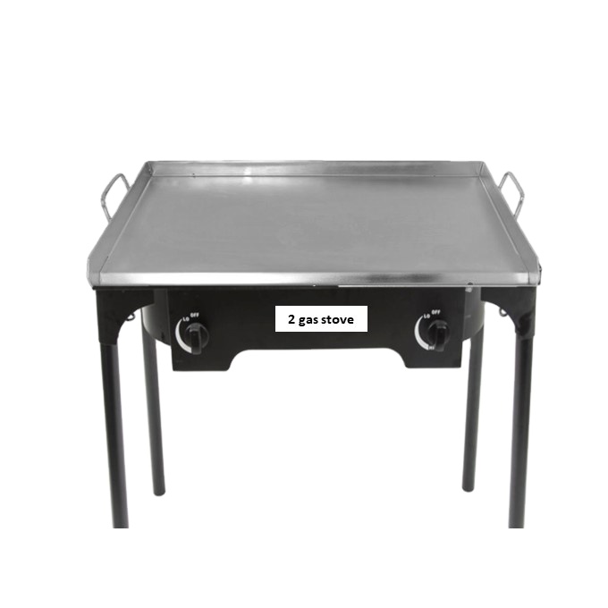 Teppanyaki Grill Table - 유니버설 직사각형 가스 그릴 SS201 플레이트