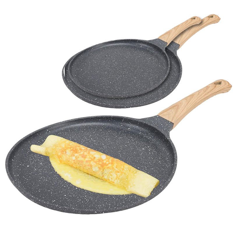 Crepe Maker Griddle - 세라믹 코팅 계란 팬케이크 그리들 팬