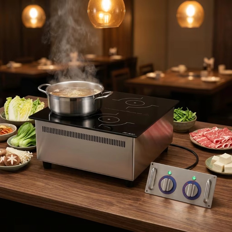 Commercial Kitchen Induction - 아이로 빌트인 상업용 인덕션 쿡탑 전체