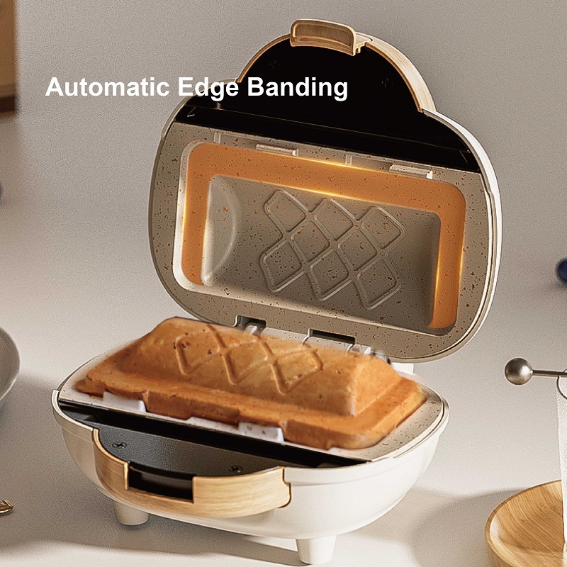 Sandwich Press Panini - 500W 샌드위치 메이커 빠른 아침식사 메이커