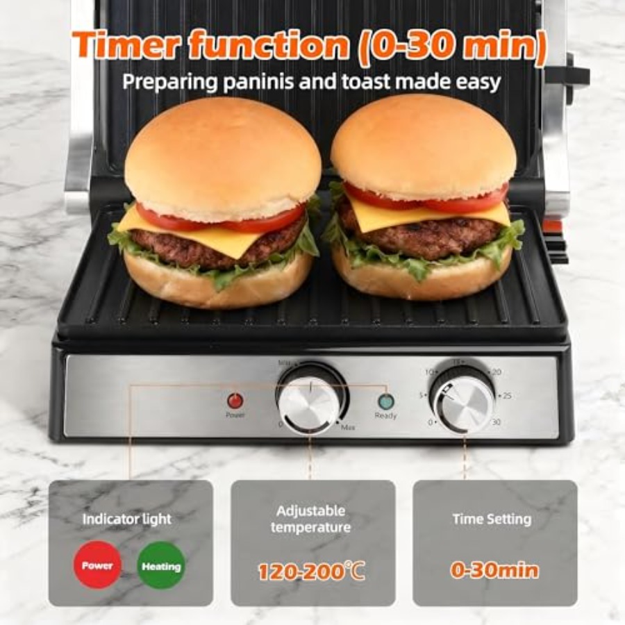 파니니 프레스 샌드위치 메이커, 온도 및 시간 설정 기 - Sandwich Press Panini 리뷰 및 가격