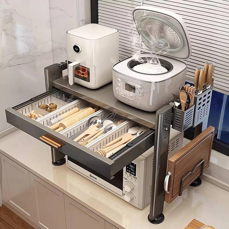전자레인지 수납 선반 서랍형 다용도 주방 카운터 선반  - Commercial Kitchen Shelving 리뷰 및 가격