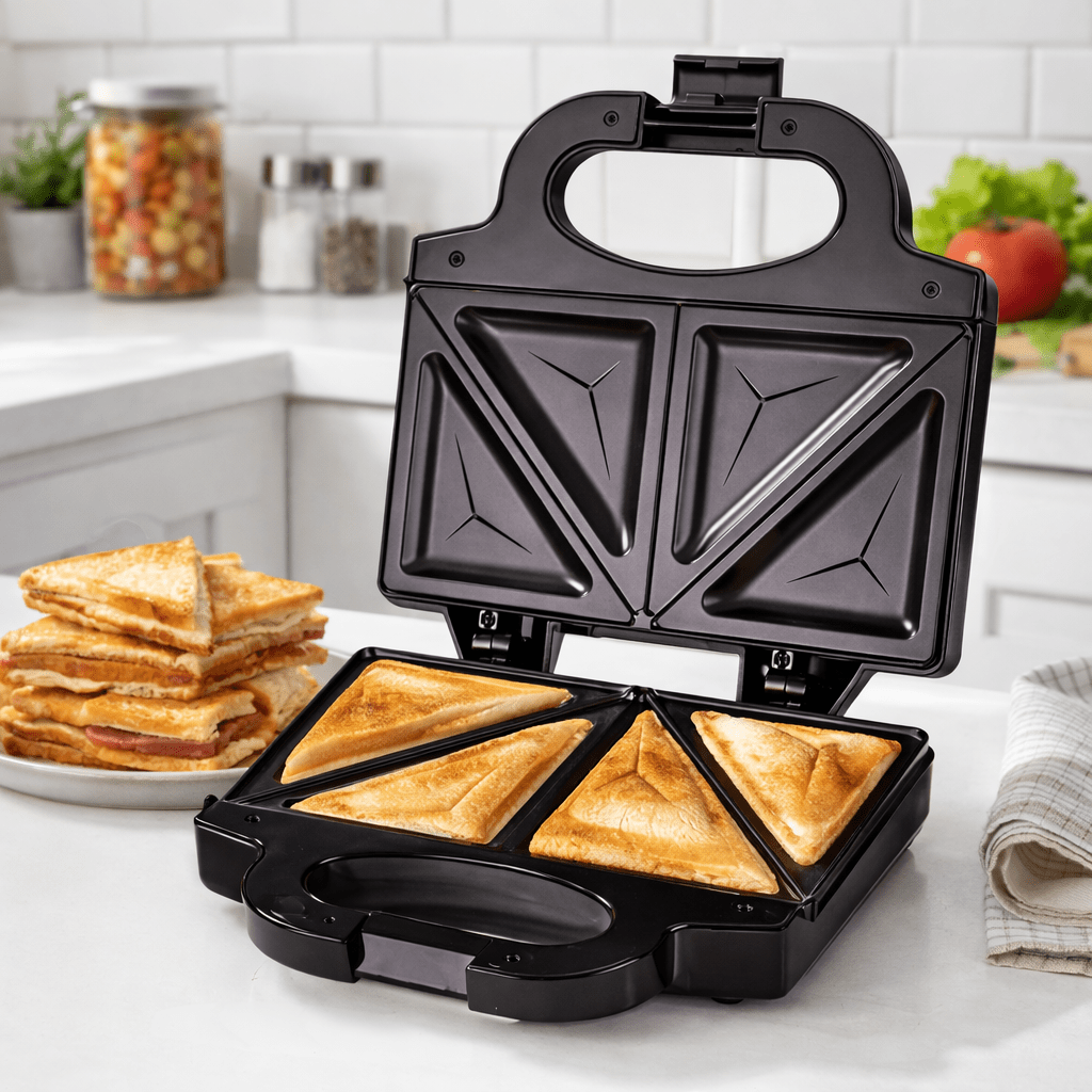 2-in-1 750W 고속 가열 샌드위치 토스터 & 파 - Sandwich Press Panini 리뷰 및 가격