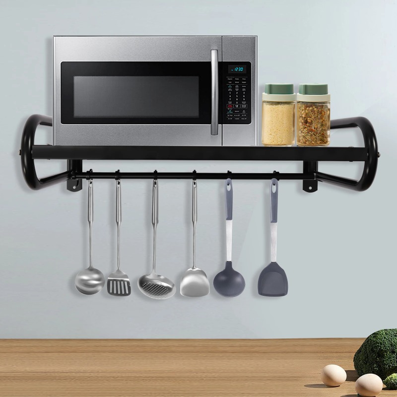 벽걸이형 전자레인지 선반, 내구성이 뛰어난 탄소강, 주 - Commercial Kitchen Installation 리뷰 및 가격