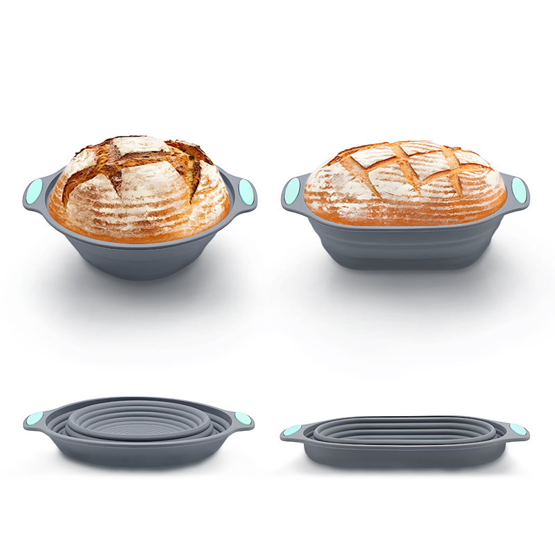 1PC 실리콘 접이식 반네통 빵 발효 바구니 - 사워도 - Crepe Maker Griddle 리뷰 및 가격