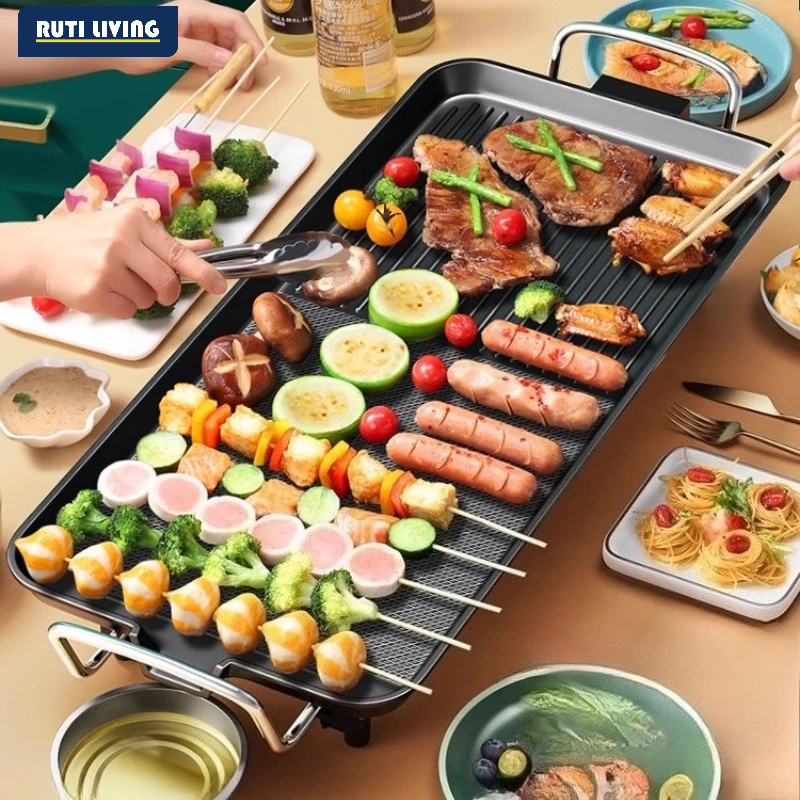 전기 대형 테판야끼 그릴 테이블탑 무연 그릴, 휴대용  - Teppanyaki Grill Table 리뷰 및 가격
