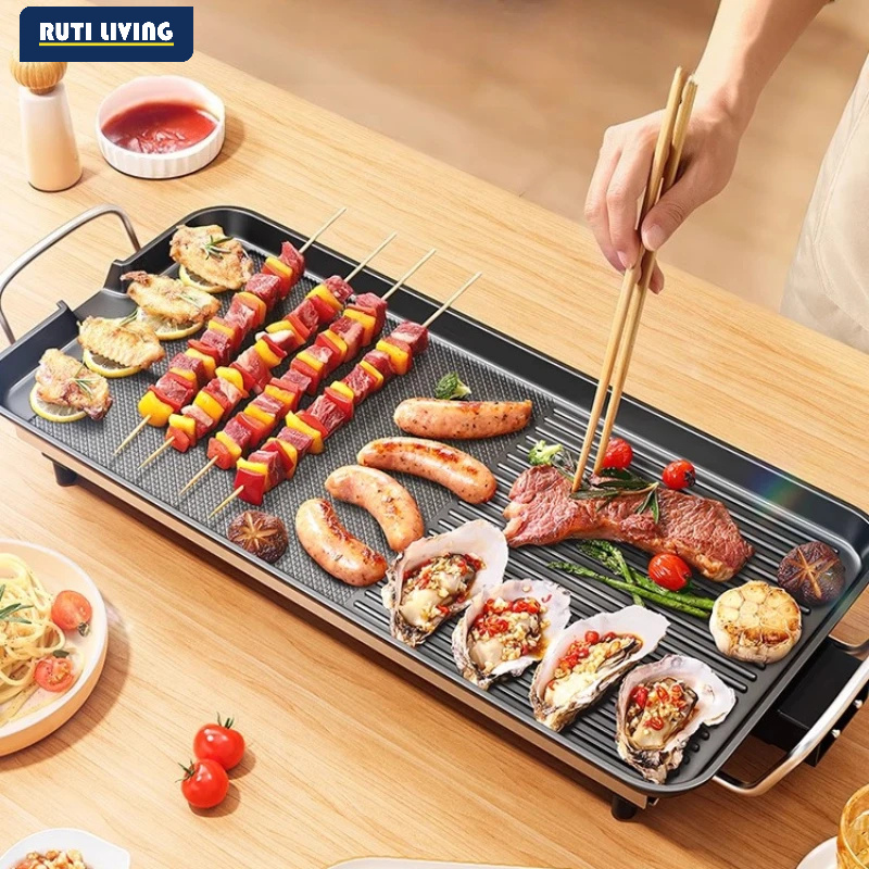 전기 대형 테판야끼 그릴 테이블탑 무연 그릴, 휴대용  - Teppanyaki Grill Table 리뷰 및 가격
