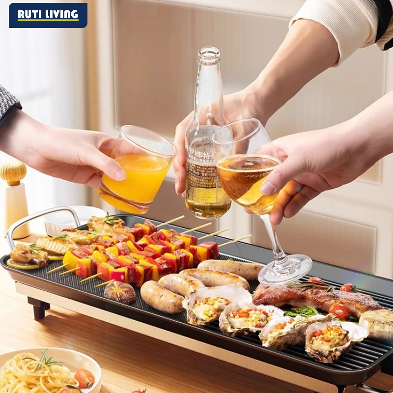 전기 대형 테판야끼 그릴 테이블탑 무연 그릴, 휴대용  - Teppanyaki Grill Table 리뷰 및 가격