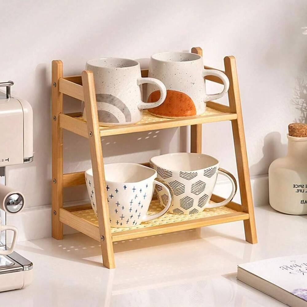 2단 대나무 조리대 수납 선반, 나무 데스크탑 정리대, - Commercial Kitchen Shelving 리뷰 및 가격