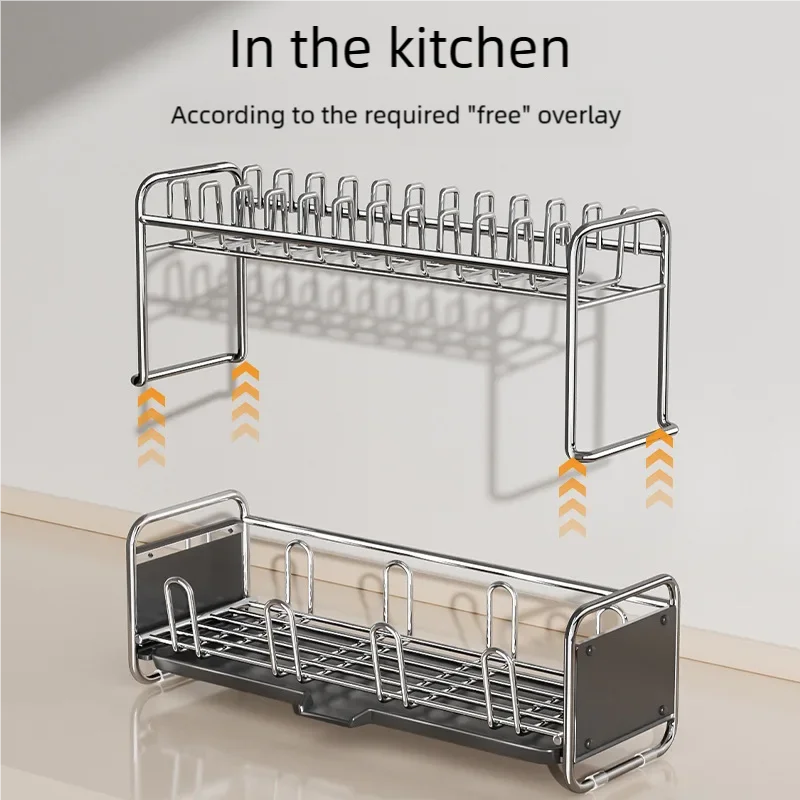 주방 싱크대 좁은 공간용 식기 건조대, 물받이가 있는  - Commercial Kitchen Shelving 리뷰 및 가격