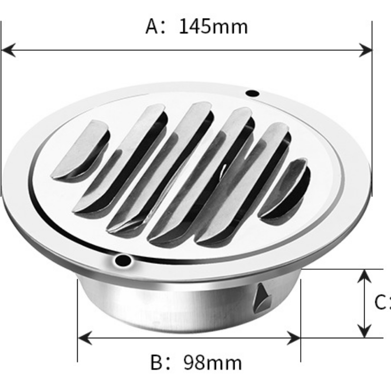 1PCS 스테인레스 스틸 후드 플랫 헤드 외부 벽 환기 - Commercial Kitchen Vent Hood 리뷰 및 가격